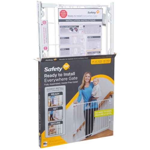  Safety 1st Ready to Install Baby Gate (White)