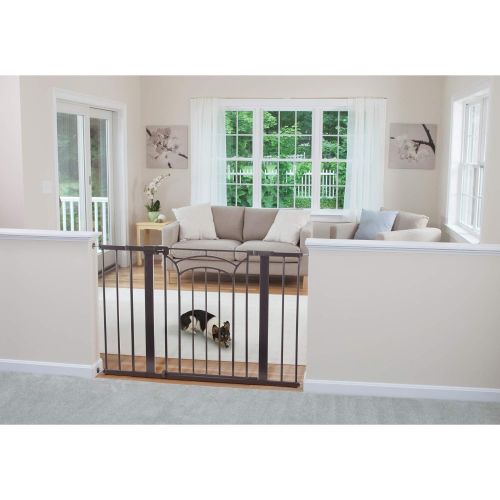  Safety 1st Decor Easy Install Tall & Wide Baby Gate with Pressure Mount Fastening