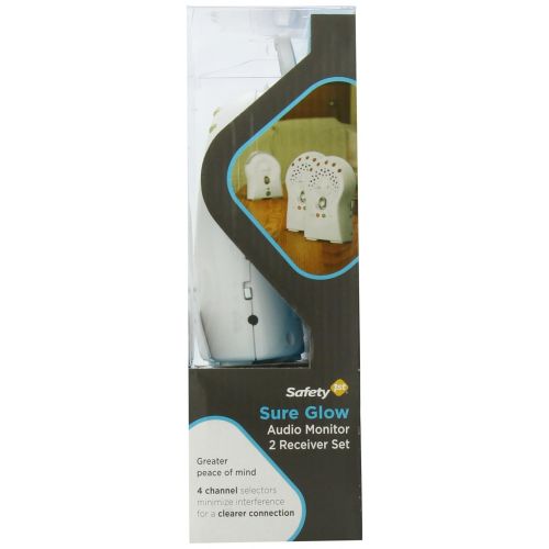  Safety 1st Sure Glow Audio Monitor (2 RX), White