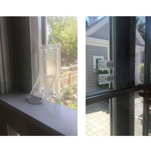  [아마존베스트]Safety Innovations 4-Pack-Childproof Your Windows and Sliding Doors with Our Window and Door Babyproof Safety...