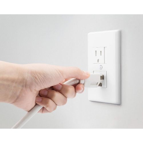  [아마존베스트]Safety Innovations 12 -Pack Self-Closing Babyproof Outlet Covers - An Alternative To Wall Socket Plugs for Child Proofing (Standard - 1 Screw, White)