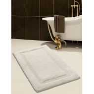 Saffron Fabs Bath Rug 100% Soft Cotton, 50 Inches x 30 Inches, Color Ivory, GSF 180, Pattern Regency