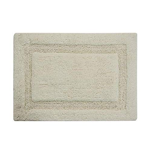  Saffron Fabs Bath Rug 100% Soft Cotton, 50 Inches x 30 Inches, Color Ivory, GSF 180, Pattern Regency