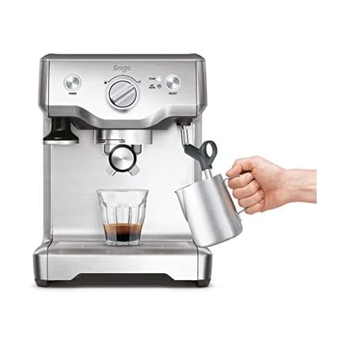  Sage Appliances SAGE SES878 the Barista Pro mit 3 Sekunden Aufheizzeit, 15 Bar, Gebuersteter Edelstahl