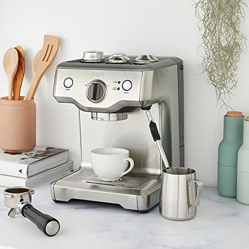  Sage Appliances SAGE SES878 the Barista Pro mit 3 Sekunden Aufheizzeit, 15 Bar, Gebuersteter Edelstahl