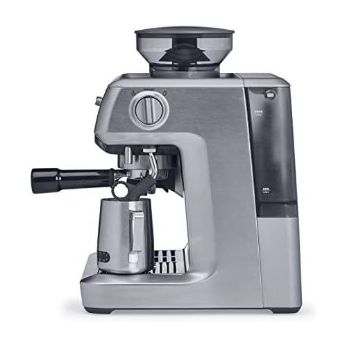  Sage Appliances SAGE SES875 the Barista Express, Siebtrager mit Manometer-Anzeige, 15 Bar, Gebuersteter Edelstahl