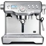Sage Appliances BES920 Espresso-Maschine The Dual Boiler, Gebuerstetes Edelstahl