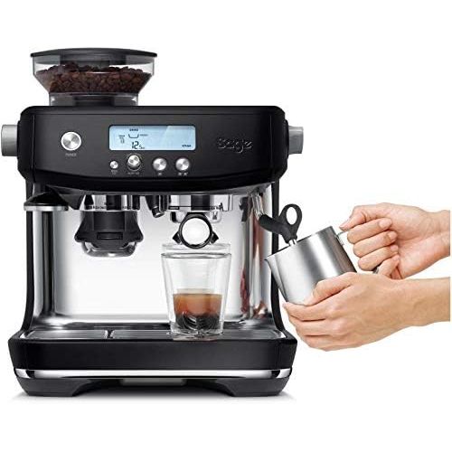  [아마존베스트]Sage Appliances the Barista Pro, black stainless steel.