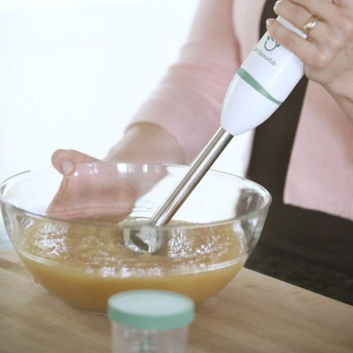  Sage Spoonfuls Baby Food Maker | Baby Food Immersion Blender & Food Processor | Blends Baby Food In Seconds | Portable | Stainless Steel Blades | BPA, Phthalate, Lead & PVC Free | Baby, Toddler &