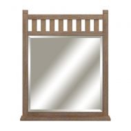 Sagehill Designs TB3038MR Toby 30 Framed Rectangular Wall Mirror, Weathered Oak