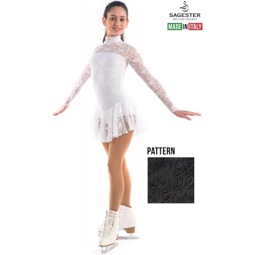  Sagester # 132 / Italy Hand-Made/Figure Ice Skating Dress, Roller Skating