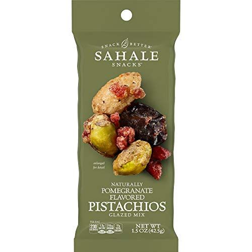  [무료배송]Sahale Snacks Pomegranate Flavored Pistachios Glazed Mix, 1.5 Ounces (Pack of 9)