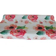 [아마존베스트]Sahaler Baby Girl Crib Bedding Changing Pad Cover (Coral)