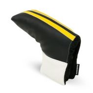 Sahara Retro Black/White/Yellow Golf Putter Headcover