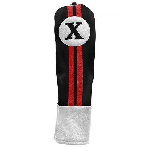  Sahara Retro Headcover #X Fairway Wood BlackRedWhite