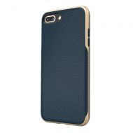 Bestbuy SaharaCase - Trend Case with Glass Screen Protector for Apple iPhone 7 Plus and Apple iPhone 8 Plus - Blue Gold