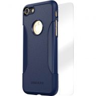 Bestbuy SaharaCase - Classic Case with Glass Screen Protector for Apple iPhone 7 and Apple iPhone 8 - Navy Blue