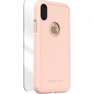 Bestbuy SaharaCase - dBulk Case with Glass Screen Protector for Apple iPhone X and XS - Rose Gold