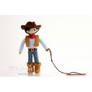 /Etsy Instant Download Pattern Cory the Cowboy Amigurumi Crochet Doll