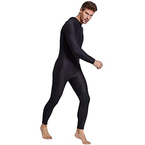  SailBee Men Full Body One Piece Long Sleeve 2MM Neoprene Diving Wetsuit Top Warm Protection