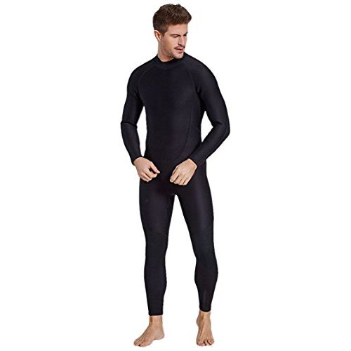  SailBee Men Full Body One Piece Long Sleeve 2MM Neoprene Diving Wetsuit Top Warm Protection