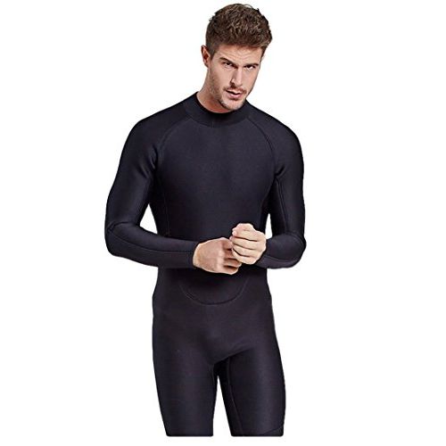  SailBee Men Full Body One Piece Long Sleeve 2MM Neoprene Diving Wetsuit Top Warm Protection