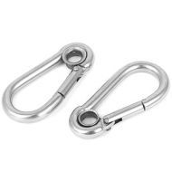 Sailing Hardware 304 Stainless Steel Carabiner Snap Eyelet Hook 2pcs by Unique Bargains