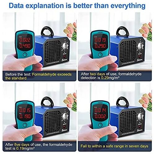  [아마존베스트]Sailnovo Ozone Generator, 6,000 mg/h Industrial Ozone Generator, Odour Killer, Ozone Air Purifier, Ozone Device with Timer for Rooms, Smoke, Cars, Pets, All Room Sizes