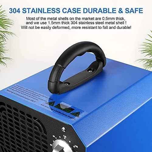  [아마존베스트]Sailnovo Ozone Generator, 6,000 mg/h Industrial Ozone Generator, Odour Killer, Ozone Air Purifier, Ozone Device with Timer for Rooms, Smoke, Cars, Pets, All Room Sizes