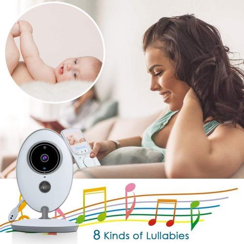  Saimpu Baby Monitor2.4 Inch Video Baby Monitor with Camera and Audio for Baby Nursery,Gift for Baby Shower