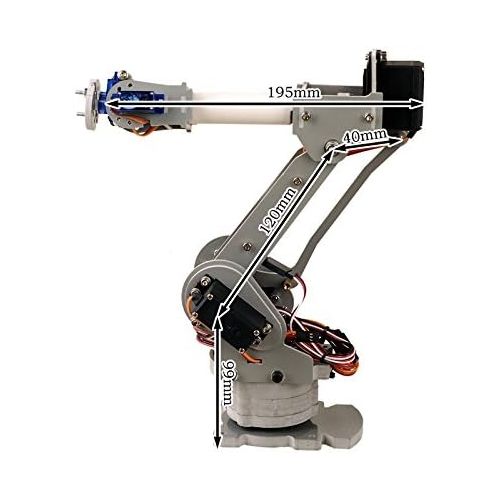  [아마존 핫딜]  [아마존핫딜]SainSmart 6-Axis Desktop Robotic Arm & Grippers, Assembled for Arduino UNO MEGA2560