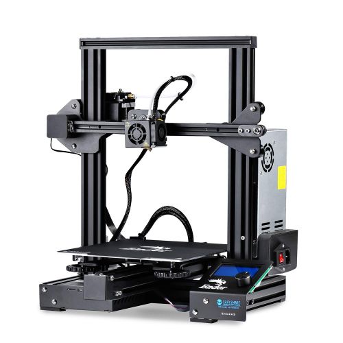  SainSmart x Creality Ender-3 PRO 3D Printer with Upgraded C-Magnet Build Surface Plate Mat, UL Certified Power Supply, Extra 4 Nozzles, Build Volume 8.7 x 8.7 x 9.8