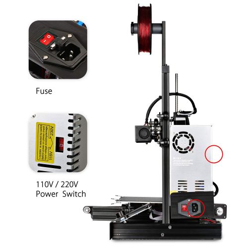  SainSmart x Creality Ender-3 3D Printer, Resume Printing V-Slot Prusa i3, for Home & School Use, Build Volume 8.7 x 8.7 x 9.8