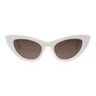 Saint Laurent White SL 213 Lily Cat-Eye Sunglasses