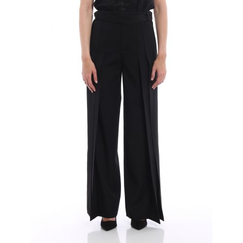 생로랑 Saint Laurent Wool pleated trousers