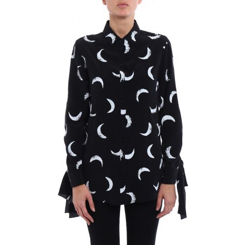 생로랑 Saint Laurent Silk shirt with printed moons