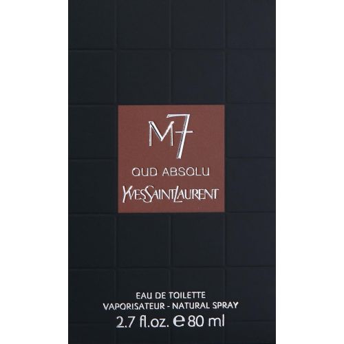 생로랑 YSL M-7 Oud Absolu Eau de Toilette Spray for Men, 2.7 Ounce