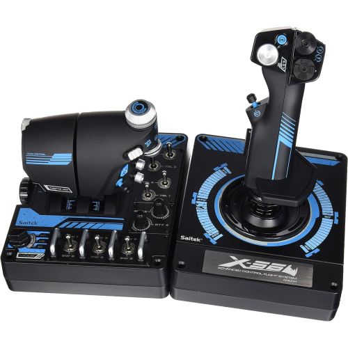  Saitek Pro X-56 Rhino H.O.T.A.S. Video Game Flight Controller for PC (SCB432210002/01/1)