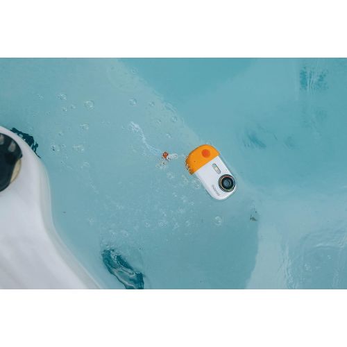  Sakar Polaroid Underwater Camera 18mp 4K UHD, Polaroid Waterproof Camera for Snorkeling and Diving with LCD Display, USB Rechargeable Digital Polaroid Camera for Videos and Photos (Orang