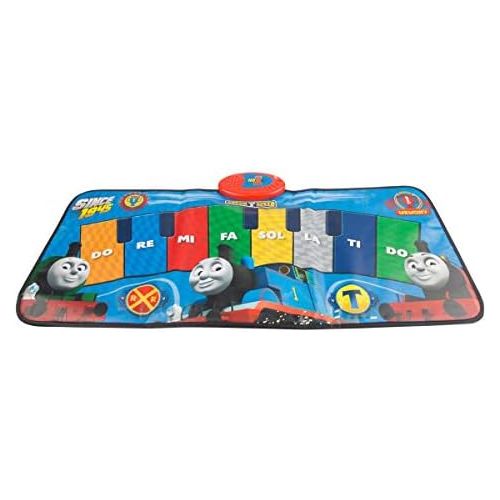  Sakar Thomas and Friends Electronic Piano Music Mat TOY-15371 | Keyboard Piano Floor Mat for Kids, Light-Up Activity Mat, Dance Floor Rhythm Games, Educational Kids Music Playmat