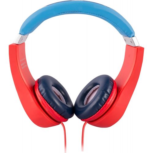  Sakar Kids Safe Over The Ear Headphones, Volume Limiter for Developing Ears, 3.5MM Stereo Jack, Recommended for Ages 3 9