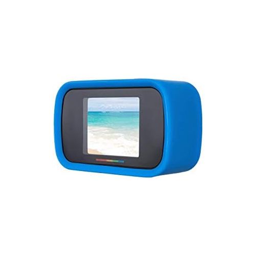  Sakar Polaroid Underwater Camera 18mp 4K UHD, Polaroid Waterproof Camera for Snorkeling and Diving with LCD Display, USB Rechargeable Digital Polaroid Camera for Videos and Photos (Blue