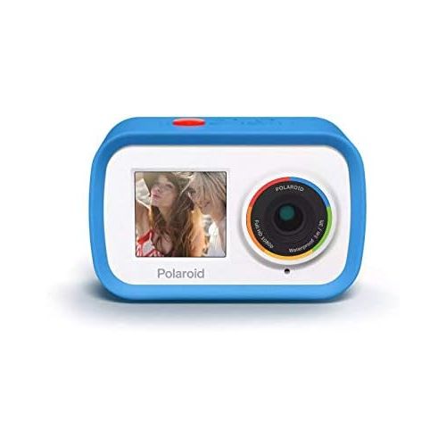  Sakar Polaroid Underwater Camera 18mp 4K UHD, Polaroid Waterproof Camera for Snorkeling and Diving with LCD Display, USB Rechargeable Digital Polaroid Camera for Videos and Photos (Blue