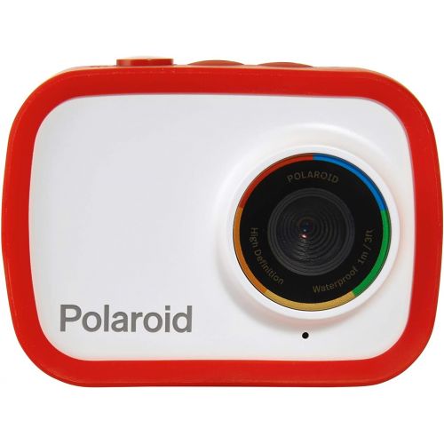 Sakar Polaroid Underwater Camera 18mp 4K UHD, Polaroid Waterproof Camera for Snorkeling and Diving with LCD Display, USB Rechargeable Digital Polaroid Camera for Videos and Photos (Red (
