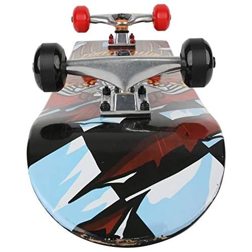  Sakar Tony Hawk 31 Inch Skateboard, Tony Hawk Signature Series 3, Metallic Graphics & 9-Ply Maple Deck Skateboard for Cruising, Carving, Tricks and Downhill