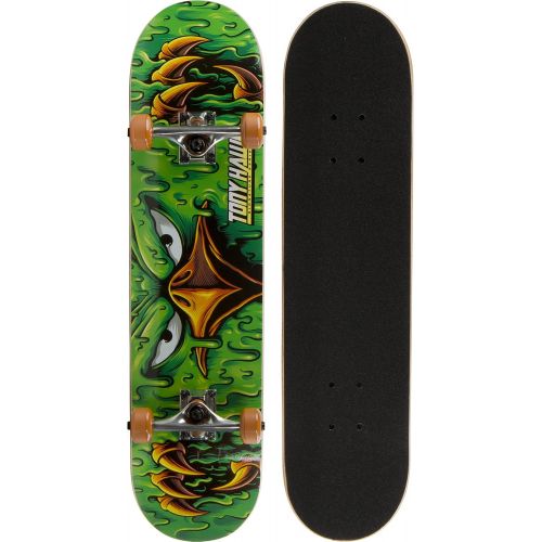  Sakar Tony Hawk 31 Inch Skateboard, Tony Hawk Signature Series 2, 9-Ply Maple Deck Skateboard for Cruising, Carving, Tricks and Downhill