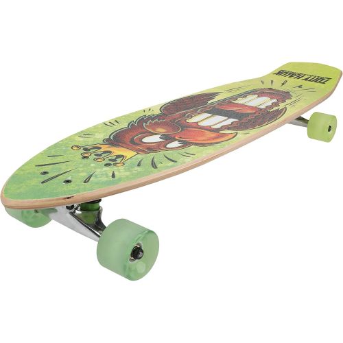  Sakar Tony Hawk 34 Complete Cruiser Skateboard, Cool Graphic Longboard, Great Option for Travel, Sport and Entertainment