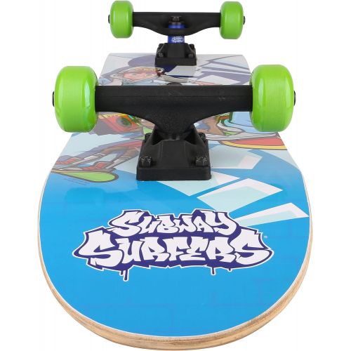  Sakar Subway Surfer Jake 31 Complete Cruiser Skateboard for Commuting, Cruising, and Tricks, Great for Kids & Teens