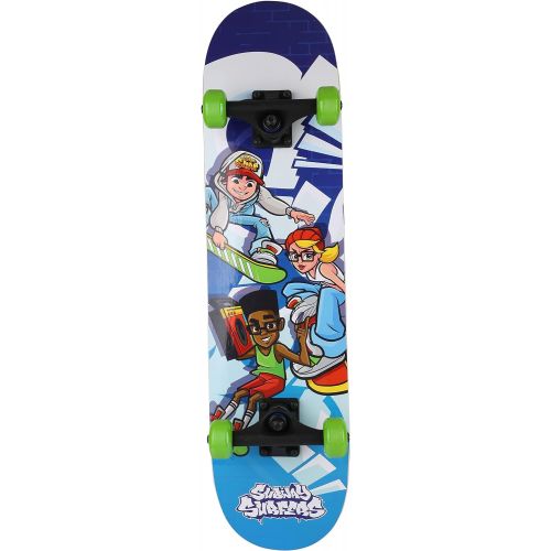  Sakar Subway Surfer Jake 31 Complete Cruiser Skateboard for Commuting, Cruising, and Tricks, Great for Kids & Teens