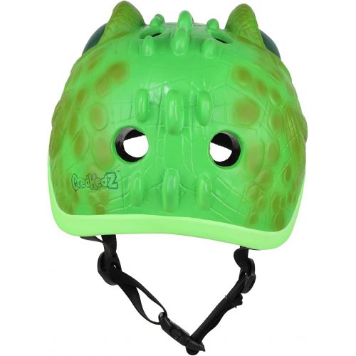  Sakar CredHedz Flame Kids Bike Helmet & Kids Skateboard Helmet Unique Boys Bike and Girls Bike Safety Helmet, Shock Absorbent EPS Inner Shell, One Size Fits All
